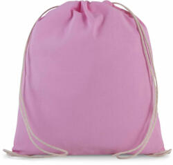 Kimood Uniszex táska Kimood KI0147 Organic Cotton Small Drawstring Bag -Egy méret, Dark Pink