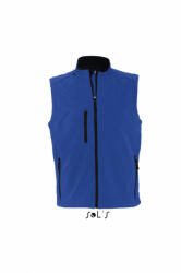 SOL'S Férfi kabát SOL'S SO46601 Sol'S Rallye Men - Sleeveless Softshell Jacket -M, Royal Blue
