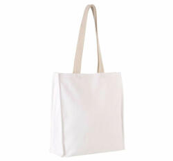 Kimood Uniszex táska Kimood KI0251 Tote Bag With Gusset -Egy méret, White