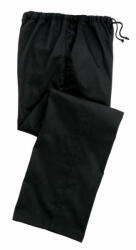 Premier Uniszex nadrág Premier PR553 Essential' Chef'S Trousers -L, Black