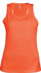 Proact Női Proact PA442 Ladies' Sports vest -XL, Fluorescent Orange