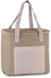 Kimood Uniszex táska Kimood KI0353 Jute Cool Bag - Medium Size -Egy méret, Natural