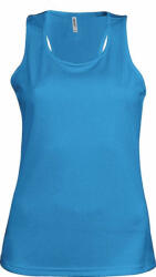 Proact Női Proact PA442 Ladies' Sports vest -XS, Aqua Blue