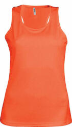 Proact Női Proact PA442 Ladies' Sports vest -XS, Fluorescent Orange