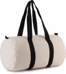 Kimood Uniszex táska Kimood KI0632 Cotton Canvas Hold-All Bag -Egy méret, Grey/Black