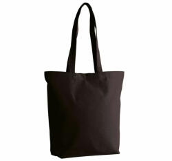 Kimood Uniszex táska Kimood KI0252 Organic Cotton Tote Bag -Egy méret, Black