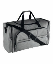 SOL'S Uniszex táska SOL'S SO70900 Sol'S Week-End - 600D polyester Multi-pocket Travel Bag -Egy méret, Grey Melange