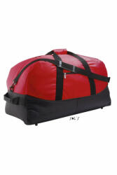 SOL'S Uniszex táska SOL'S SO70650 Sol'S Stadium 65 - Two Colour 600D polyester Travel/Sports Bag -Egy méret, Red