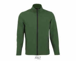 SOL'S Férfi kabát SOL'S SO01195 Sol'S Race Men - Softshell Zip Jacket -M, Bottle Green