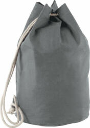 Kimood Uniszex táska Kimood KI0629 Cotton Sailor-Style Bag With Drawstring -Egy méret, Grey