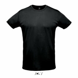SOL'S Uniszex póló SOL'S SO02995 Sol'S Sprint - Sport T-Shirt -S, Black