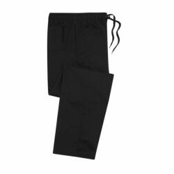 Premier Uniszex nadrág Premier PR554 Chef'S 'Slim Fit' Trousers -S, Black