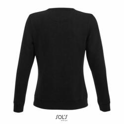 SOL'S Női pulóver SOL'S SO03104 Sol'S Sully Women - Round-neck Sweatshirt -XL, Black