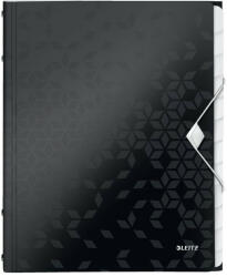 Leitz Előrendező LEITZ Wow A/4 PP 12 részes fekete (46340095) - papir-bolt