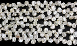 Perle de Cultura Heishi Margele Bijuterii - 7-11 x 10-13 mm - Lungime Sirag 40 cm