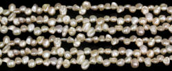 Perle de Cultura Heishi Margele Bijuterii - 5-6 x 5-7 mm - Lungime Sirag 38 cm