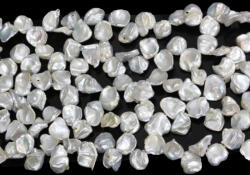 Perle de Cultura Heishi Margele Bijuterii - 8-12 x 9-13 mm - Lungime Sirag 40 cm