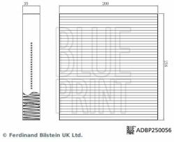 BLUE PRINT Filtru, aer habitaclu BLUE PRINT ADBP250056 (ADBP250056)