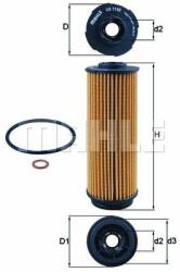 MAHLE Filtru ulei MAHLE OX 1146D (OX 1146D) - automobilus