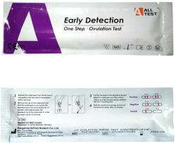 AllTest magas érzékenységű vizeletsugaras ovulációs teszt (5db, 20mIU/ml)