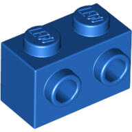 LEGO® 11211c7 - LEGOkék kocka 2 x 1 méretű oldalán 2 bütyökkel (11211c7)