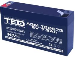 Ted Electric Acumulator AGM VRLA 6V 7 (TED002976 6V 7,3A TED673)