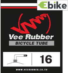 Vee Rubber 16x2, 75/3, 00 PV78 dobozos Vee Rubber elektromos kerékpár tömlő