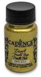 CADENCE - Akrilfesték Cadence D. Metalic, arany, 50ml