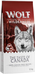 Wolf of Wilderness 2x12kg Wolf of Wilderness 'The Taste Of' száraz kutyatáp- Mix: Canada, Scandinavia