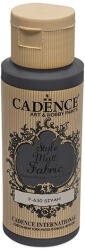 Cadence - Textilfesték, matt, fekete, 59 ml