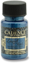 Cadence - Textilfesték, fémes. sötétkék, 50 ml