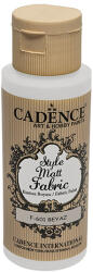 Cadence - Textilfesték, matt, fehér, 59 ml