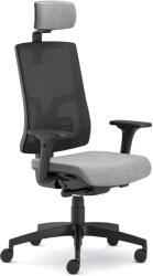 Antares Pure NET Standard professzionális irodai forgószék hálós háttámla fejtámla műanyag lábkereszt ST. 09 bordó (ANKHSZ348-80)