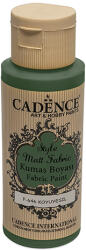 Cadence - Textilfesték, matt, sötétzöld, 59 ml