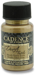Cadence - Textilfesték, antik arany metál, 50 ml