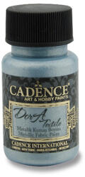 Cadence - Textilfesték, fémes. világoskék, 50 ml