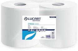 Lucart Törlőkendő, szöszszegény, tekercses, 3 rétegű, LUCART, "Strong 3.500", fehér (2tek/csom) (KHH761)