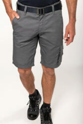 Designed To Work Férfi rövid nadrág Designed To Work WK763 Multipocket Workwear Bermuda Shorts -44, Black