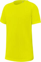 Proact Gyerek póló Proact PA445 Kids' Short Sleeved Sports T-Shirt -12/14, Fluorescent Yellow