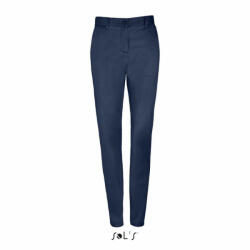 SOL'S Női nadrág SOL'S SO02918 Sol'S Jared Women - Satin Stretch Trousers -42, French Navy