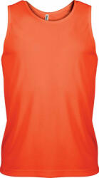 Proact Férfi Proact PA441 Men’S Sports vest -2XL, Fluorescent Orange