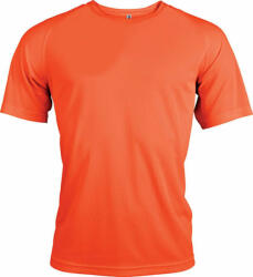 Proact Férfi póló Proact PA438 Men'S Short-Sleeved Sports T-Shirt -XS, Fluorescent Orange
