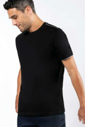 Designed To Work Férfi póló Designed To Work WK3020 Rövid Ujjú Daytoday póló -4XL, Black/Red