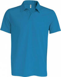 Proact Férfi póló Proact PA482 Men'S Short-Sleeved polo Shirt -S, Aqua Blue