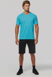Proact Férfi póló Proact PA438 Men'S Short-Sleeved Sports T-Shirt -M, Light Turquoise