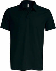 Proact Férfi póló Proact PA482 Men'S Short-Sleeved polo Shirt -3XL, Black