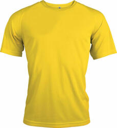 Proact Férfi póló Proact PA438 Men'S Short-Sleeved Sports T-Shirt -M, True Yellow