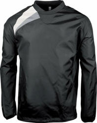 Proact Férfi pulóver Proact PA330 Adults' Rain Sweatshirt -2XL, Black/White/Storm Grey