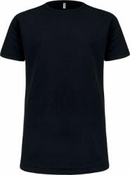 Proact Gyerek póló Proact PA445 Kids' Short Sleeved Sports T-Shirt -8/10, Black