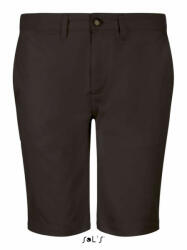 SOL'S Férfi rövid nadrág SOL'S SO01659 Sol'S Jasper - Men'S Chino Shorts -40, Black